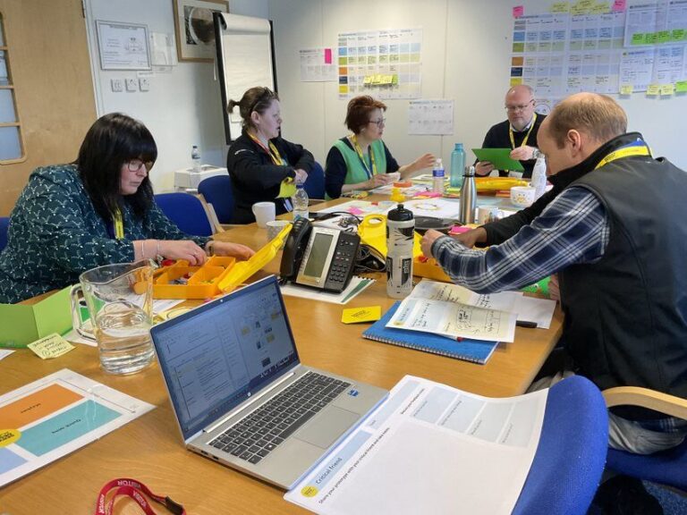 Service Designers taking part in SDA workshop